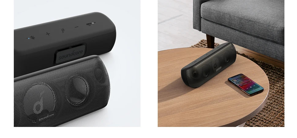 (EU stock) Soundcore Motion+ Bluetooth Lautsprecher, Hi-Res 30W Audio, BassUp Technologie, kabelloser HiFi-Lautsprecher mit App-