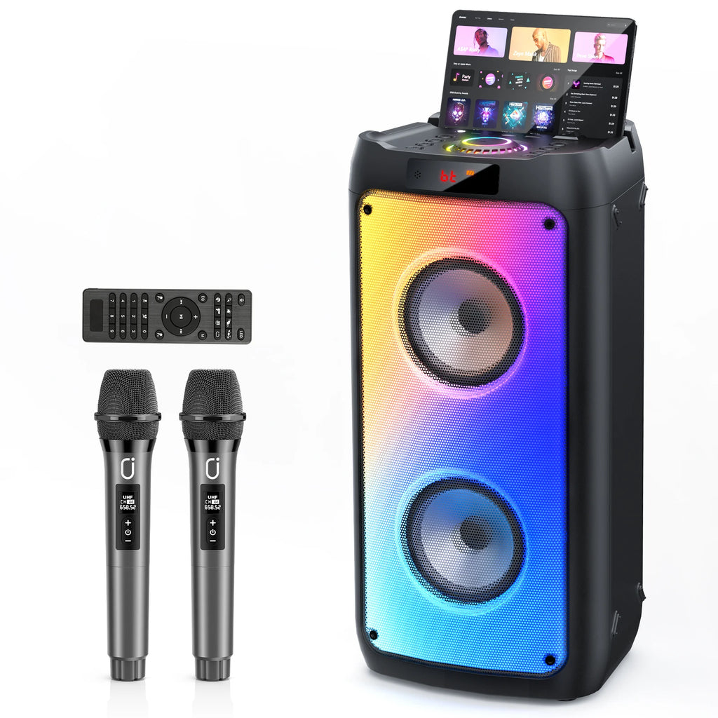 JYX T10 Party Tragbare Bluetooth-Lautsprecher Karaoke-Maschine (für Urlaubsparty, TWS)
