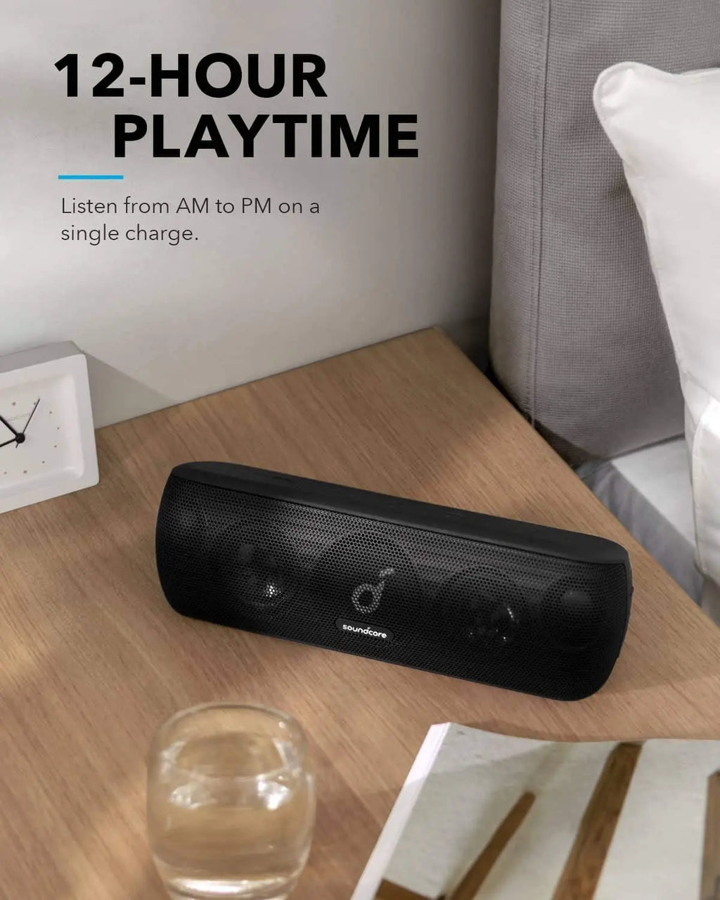 (EU stock) Soundcore Motion+ Bluetooth Lautsprecher, Hi-Res 30W Audio, BassUp Technologie, kabelloser HiFi-Lautsprecher mit App-