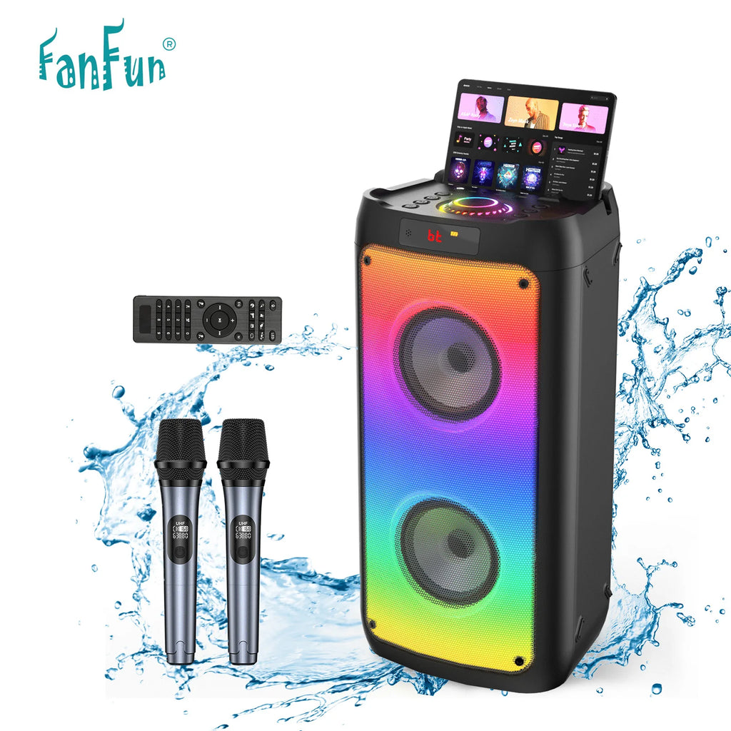 JYX T10 Party Tragbare Bluetooth-Lautsprecher Karaoke-Maschine (für Urlaubsparty, TWS)
