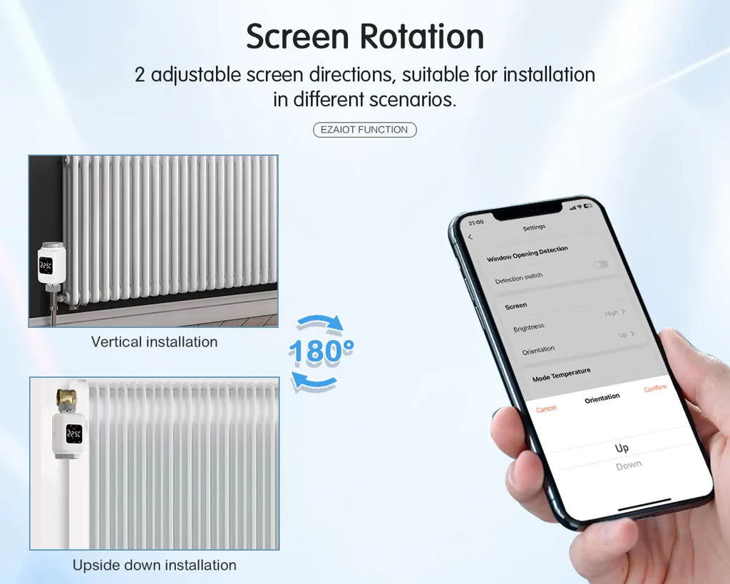 Tuya Smart WiFi Thermostatventil TRV Programmierbare APP Fernbedienung Temperaturregler Heizung mit Alexa Google Home