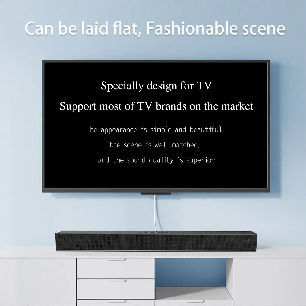 Drahtloses Bluetooth-Soundbar-Lautsprechersystem Super Power Sound-Lautsprecher Kabelgebundener drahtloser Surround-Stereo-Heimkino-TV-Projektor