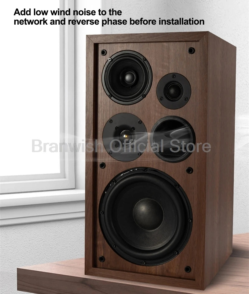 8 Ohm Hifi Passiver Lautsprecher 1 Stück 8 Zoll 200 W Bücherregallautsprecher 3-Wege-Oberteil Seidenfilm Hochtöner Bodenfieber Soundbox für Heimkino